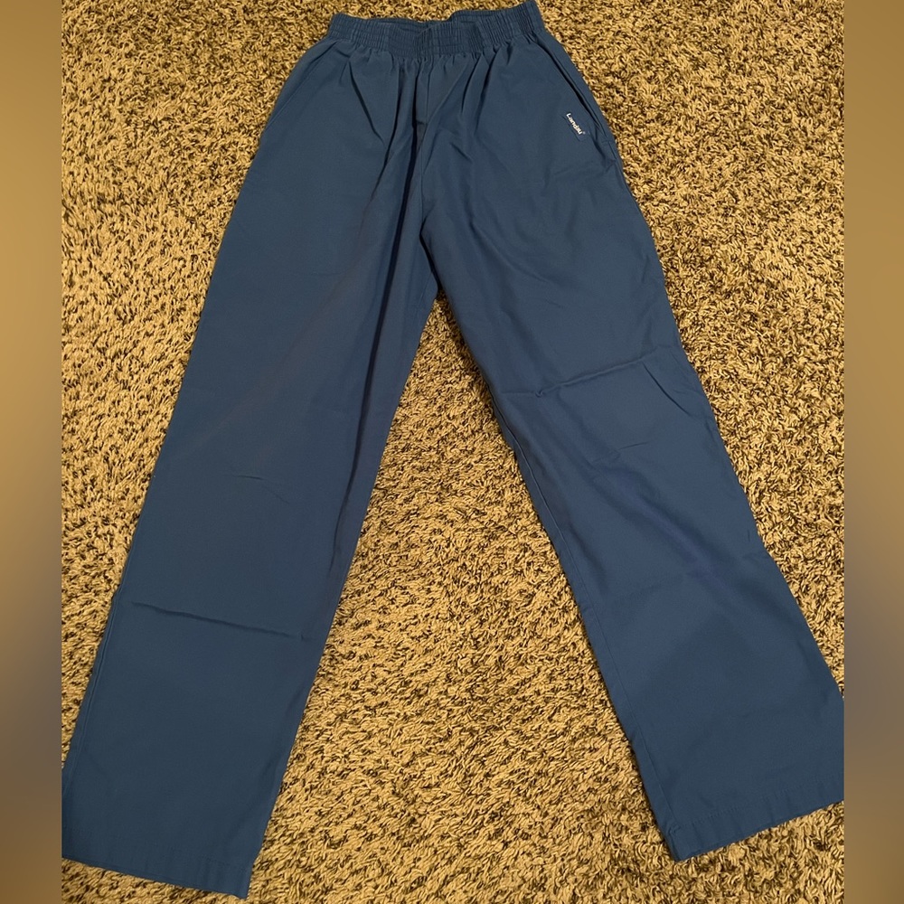 Scrub Nursing Pants Womens Blue Used Excellent Condition Landau Size Medium